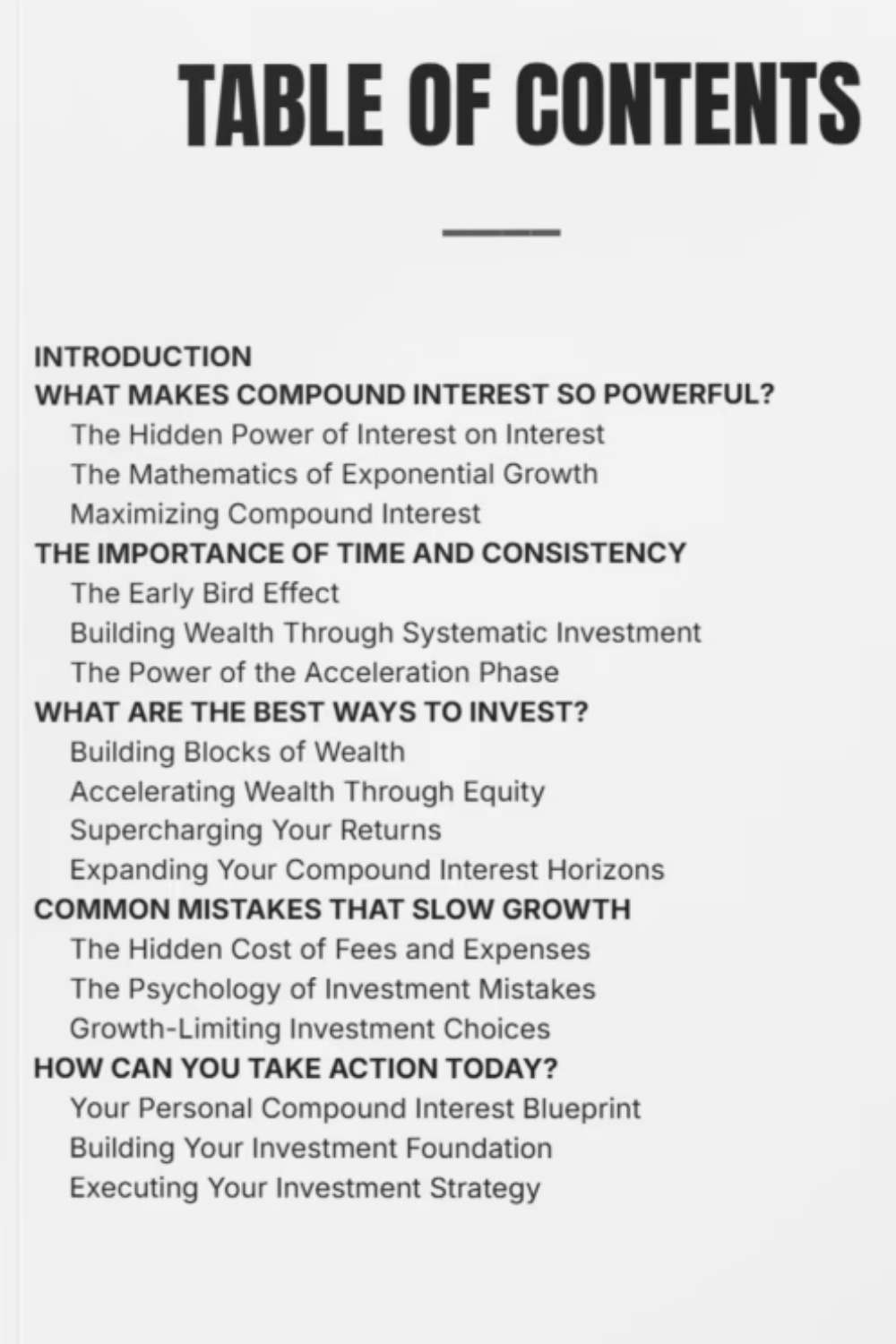 Step by Step Stacking Wealth
